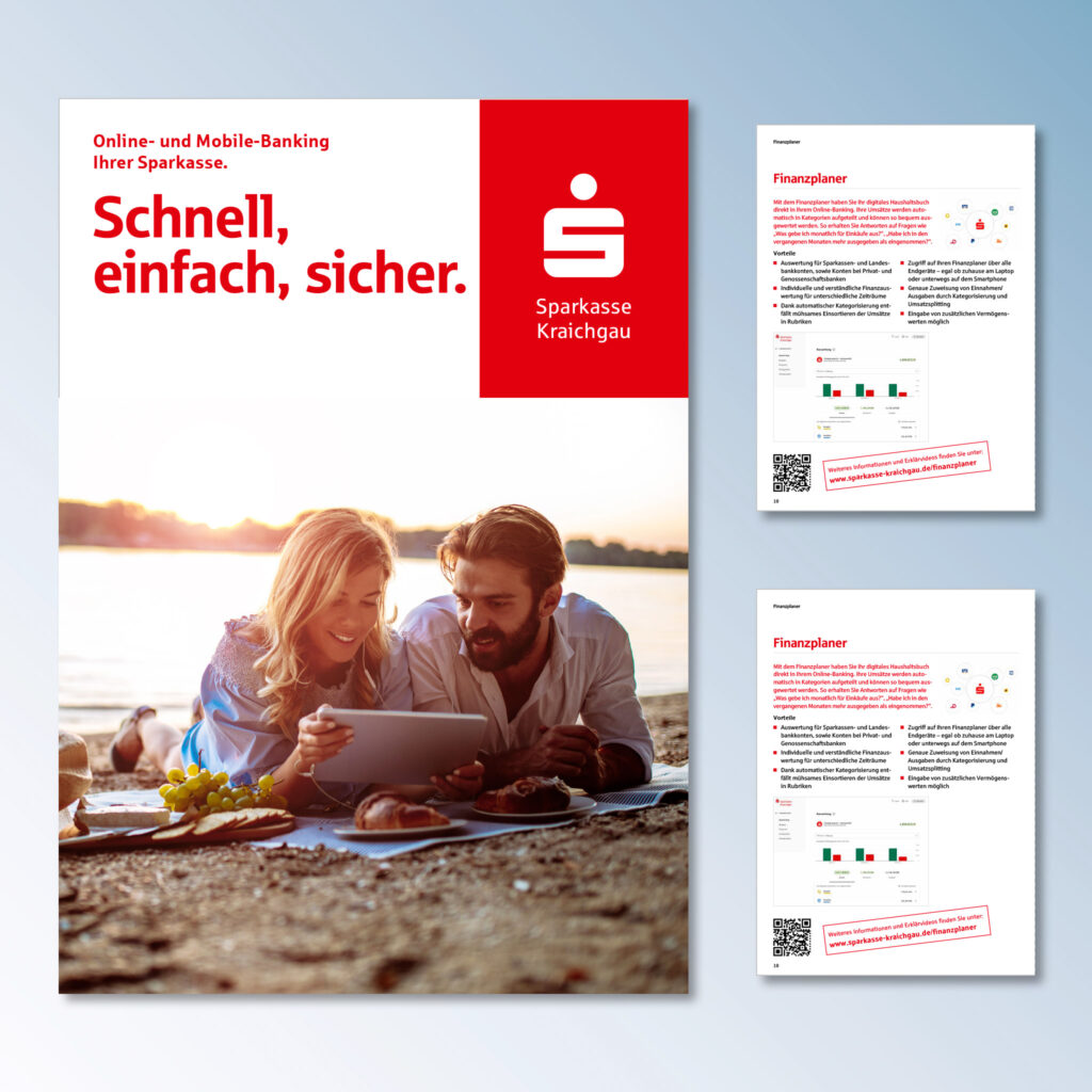 Titelseite und 2 Ausschnitte aus der OBB-Broschüre