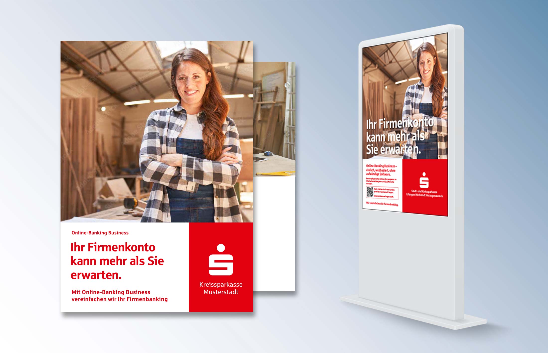 Beispielbilder für das Online-Banking-Business